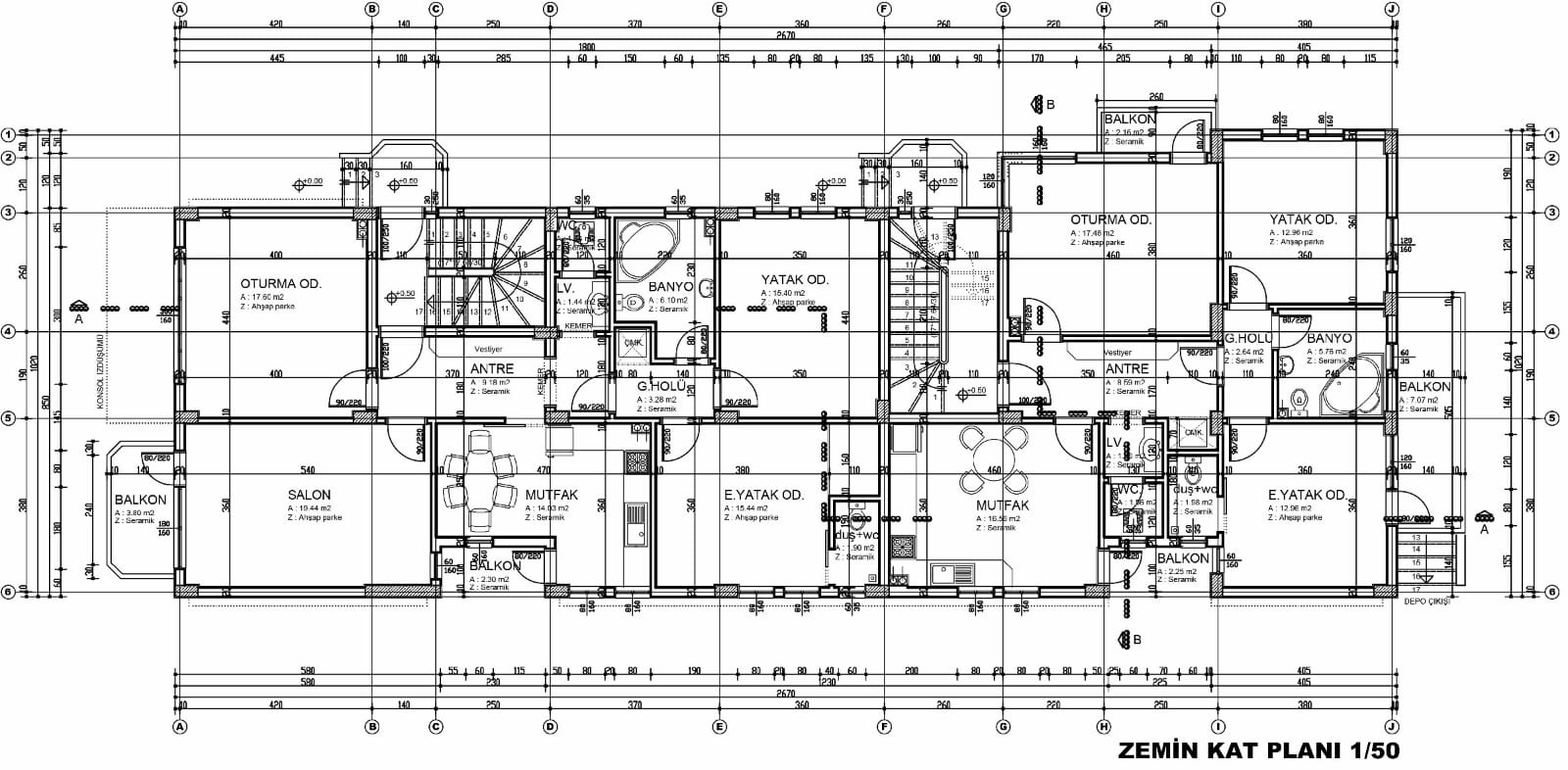 Statik Proje Çizimi